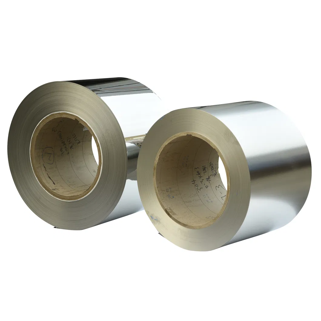 SUS301 0,8 mm HV 450 bobine à bande en acier inoxydable à découpe de haute précision utilisée pour le ressort 1