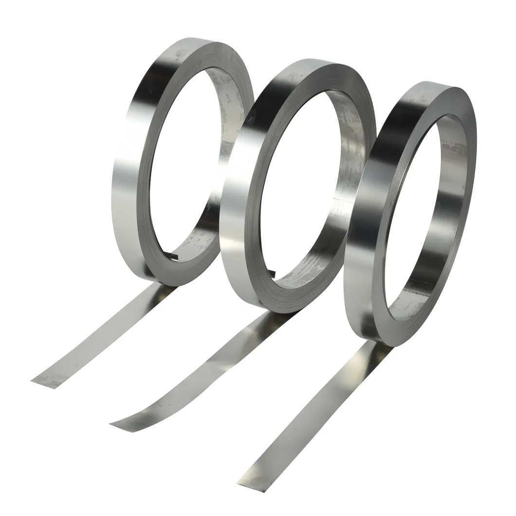 SUS301 0,8 mm HV 450 bobine à bande en acier inoxydable à découpe de haute précision utilisée pour le ressort 4
