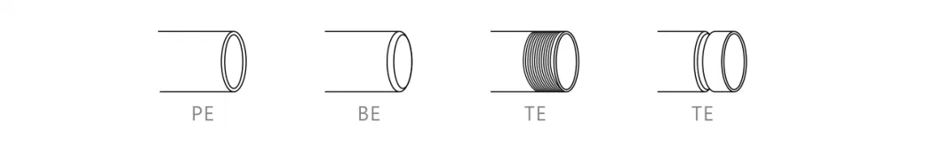Matériau du tuyau en acier inoxydable SS 316 L 1.4404 DN100 NPS 6 "OD 114.3 mm SCH 40S 6 Mètre de longueur 0