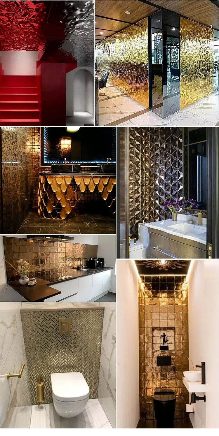Matériau décoratif en acier inoxydable motif de nid de miel estampillé feuille métallique en acier inoxydable pour panneau décoratif en métal mural 6
