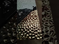 Plaques métalliques en acier inoxydable enduites à marteaux pour revêtements muraux ou plafonds